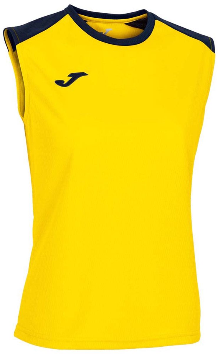 Joma Eco Championship Recycled Mouwloos T-shirt Geel XL Vrouw
