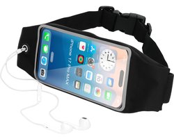 Mobiparts Comfort Fit Sport Belt geschikt voor Apple iPhone 17 Pro Max - Zwart