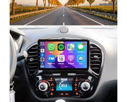 Autoradio 4/64 met Carplay en Android auto | Geschikt voor Nissan Juke 2 2010-2015 | Radio scherm met Navigatie | 2010 2011 2012 2013 2014 2015 | YF15