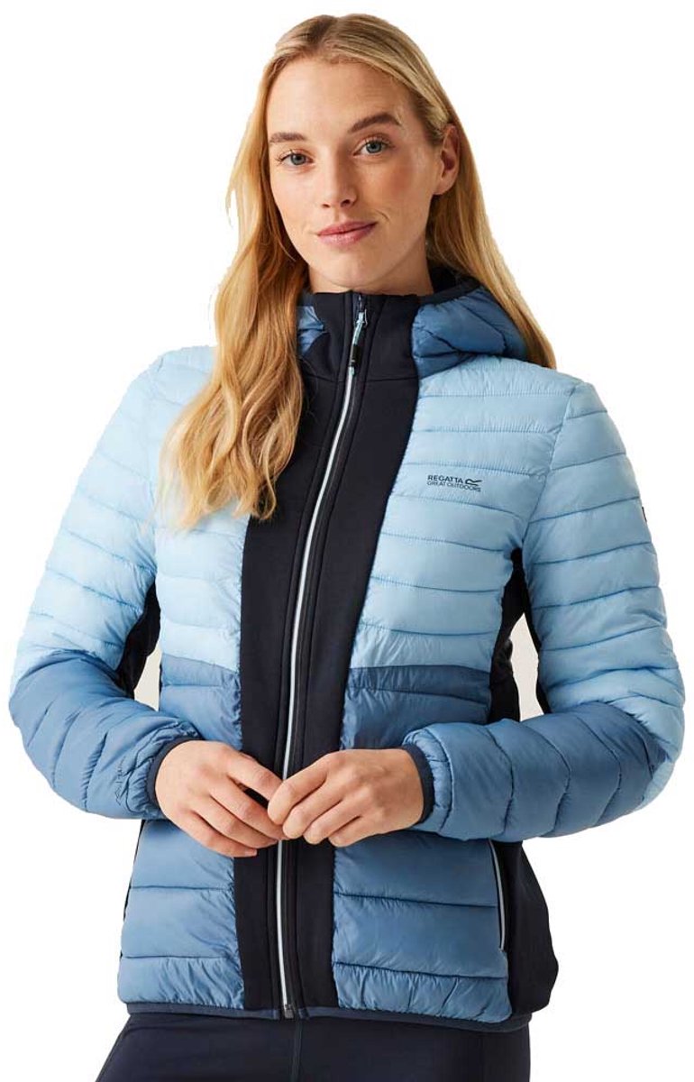 Regatta Leedre Hybrid Jas Vrouw Marineblauw