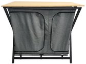 Happy Rhino - Kast Samaria Dubbel - Antraciet - Campingkast - 57 x 110 x 100 cm