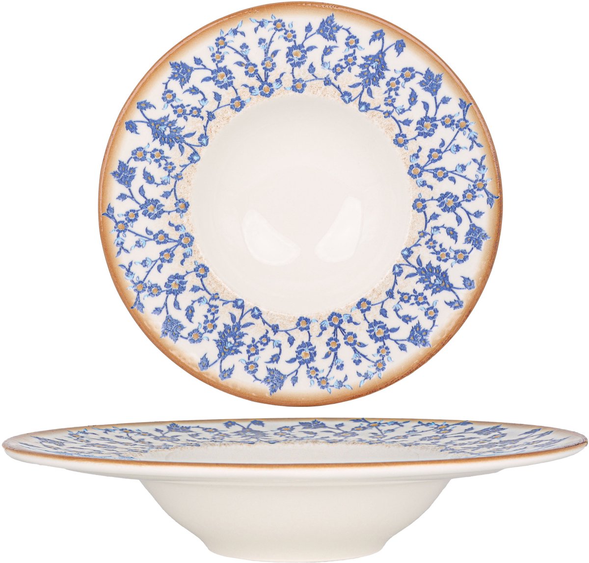 Rinart Pastabord - Tiara - Porselein - 28 cm (400cc) - set van 2