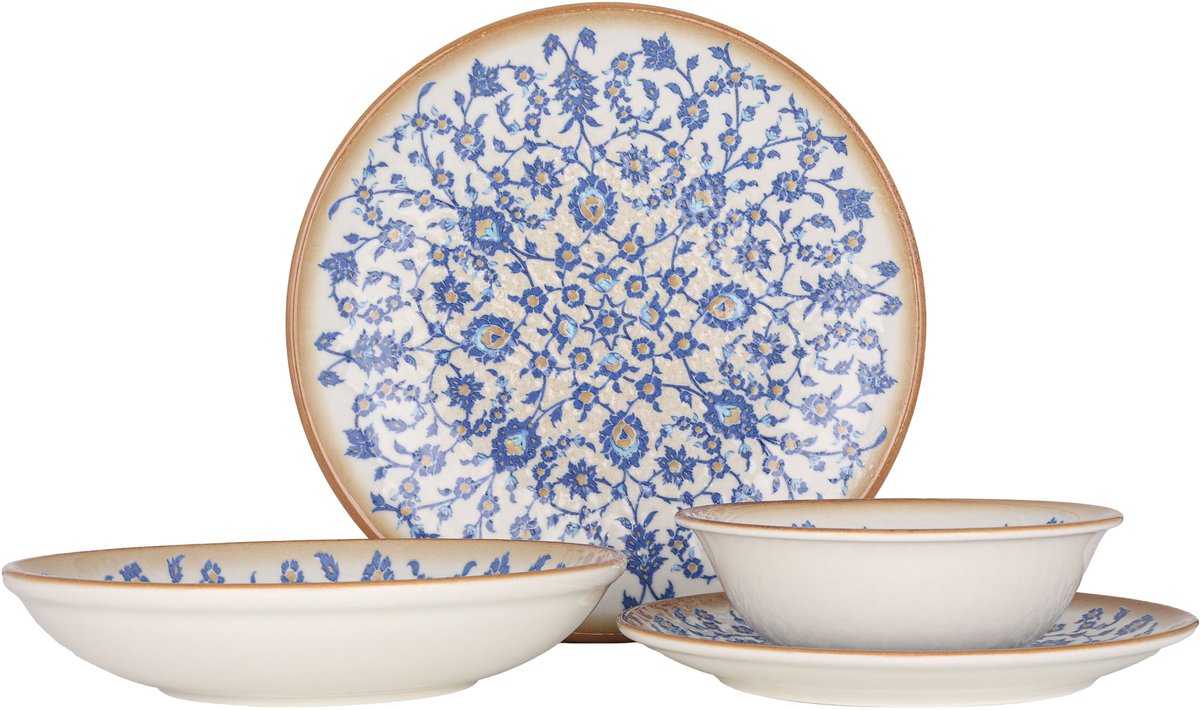 Rinart Serviesset (Medium) - Tiara - 24 delig - 6 persoons - Porselein