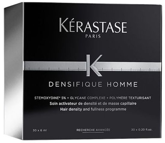 Kérastase Densifique Cure Homme Coffret à 30 - Haarkuur voor mannen voor voller en dikker haar - 30x6ml