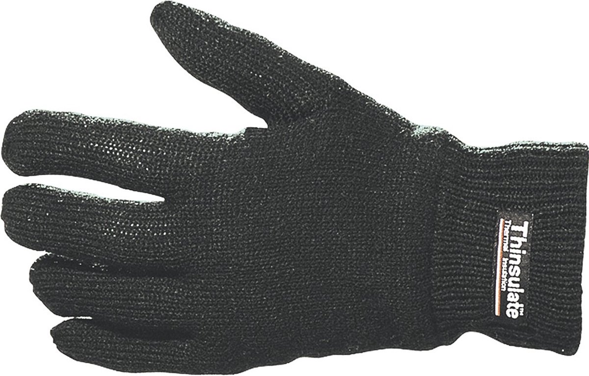 Terratrend Gebreide handschoen, zwart