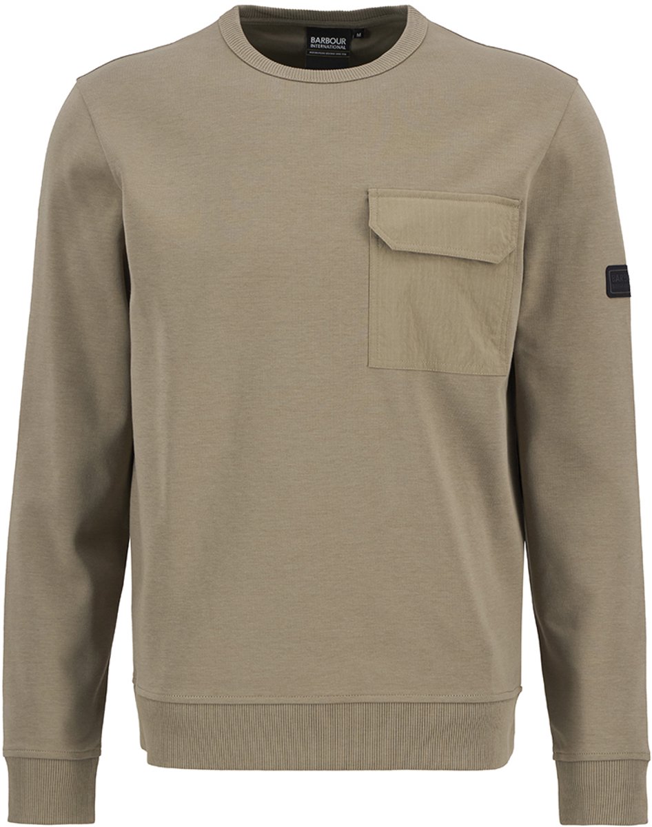 BARBOUR - Heren sweater - Maat M - Mannen - Bruin -