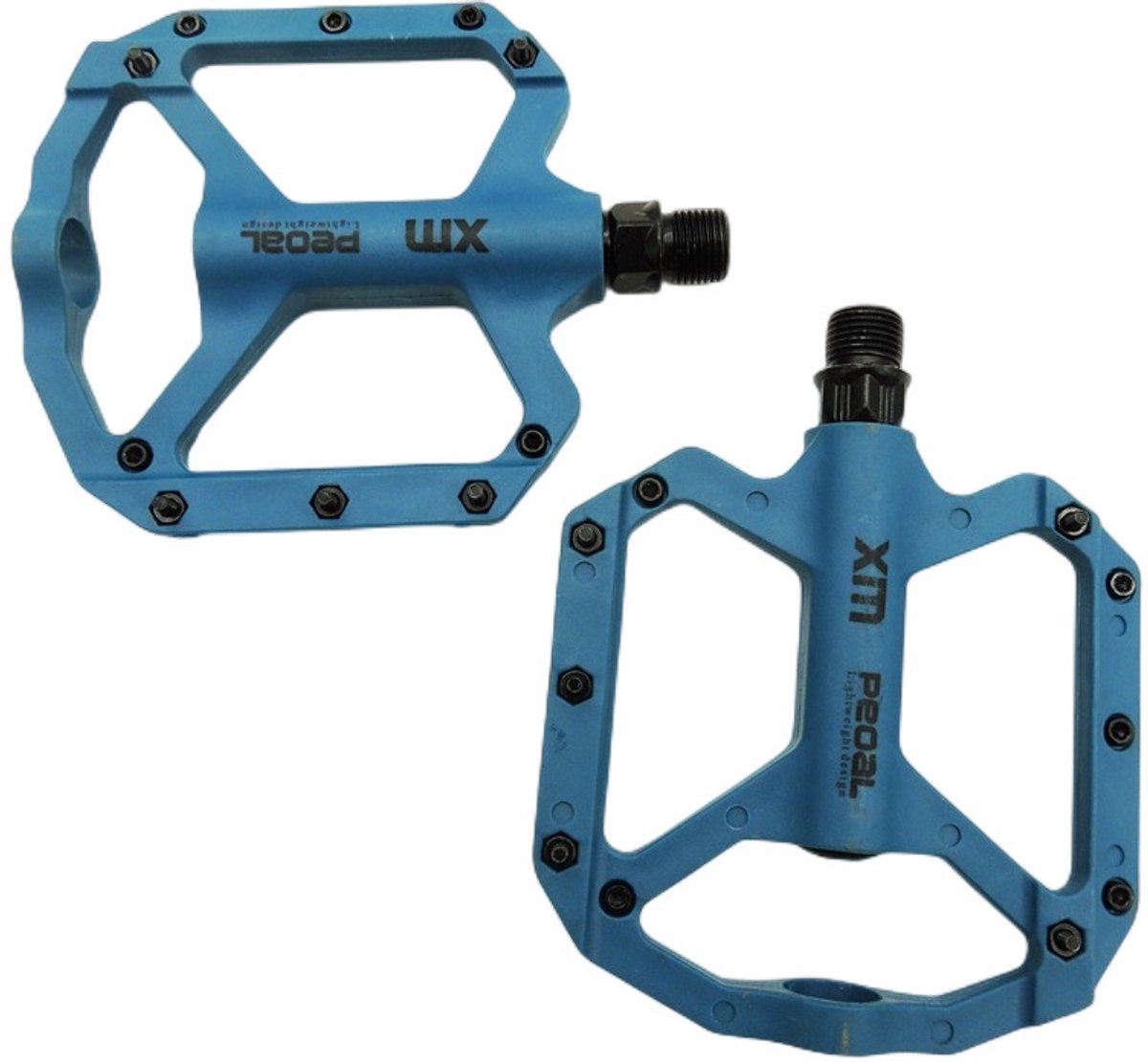 Hbs Pd-501 Fietspedalen - Lichtgewicht Slijtvast En Antislip Blauw