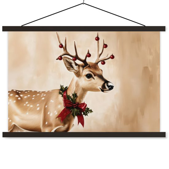 Bois de cerf - Noël - Renne - Rouge