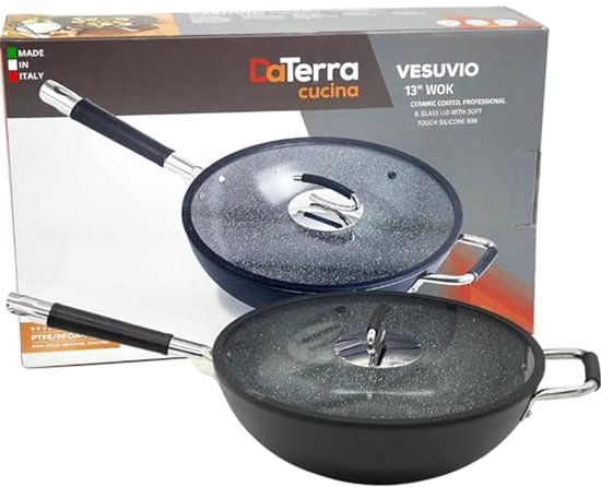 Aluminium Antiaanbakpan Livoo 24cm met Deksel MEP150N