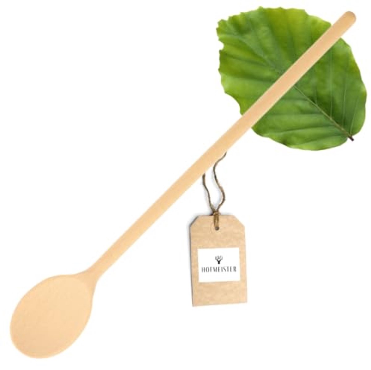 Ovale Kooklepel van Hout - 40 cm