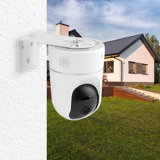 2 Stuks Metalen Camerabevestiging voor Muur en Plafond - Universele Beveiligingscamera Beugel van Merkloos — afbeelding 2