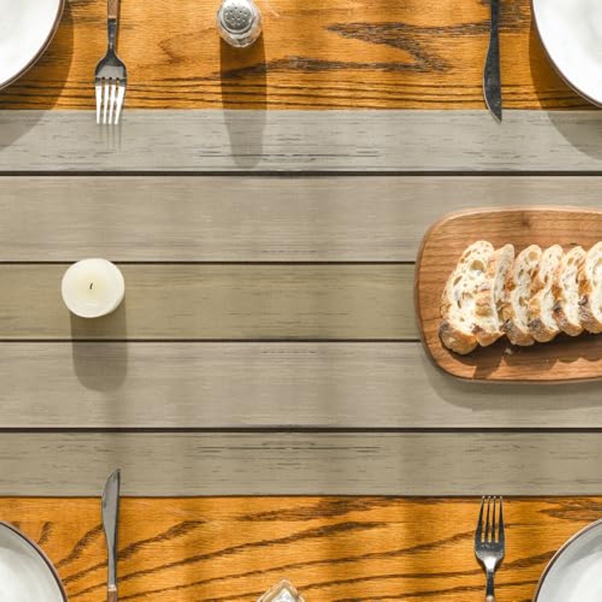 Rustieke Tafelloper Beige 40 x 180 cm - Perfect voor Feestjes en Elke Gelegenheid