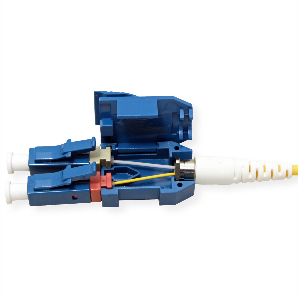 ROLINE glasvezelkabel duplex 9/125µm OS2, LC/LC , UNIBOOT, geel, 10 m