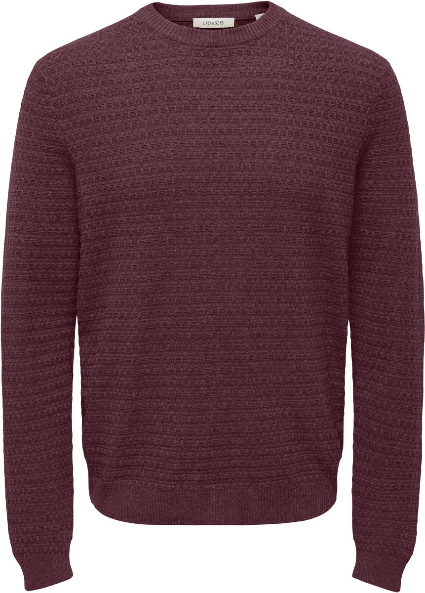 ONLY&SONS - ONSLOUI LS STRUCTURE CREW REG NOOS - Heren - Gebreide truien