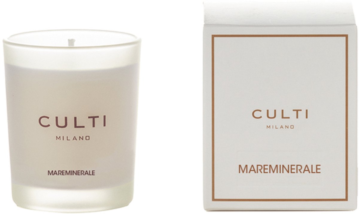 Culti Candles Geurkaars White Vase Candle Mareminerale 70g
