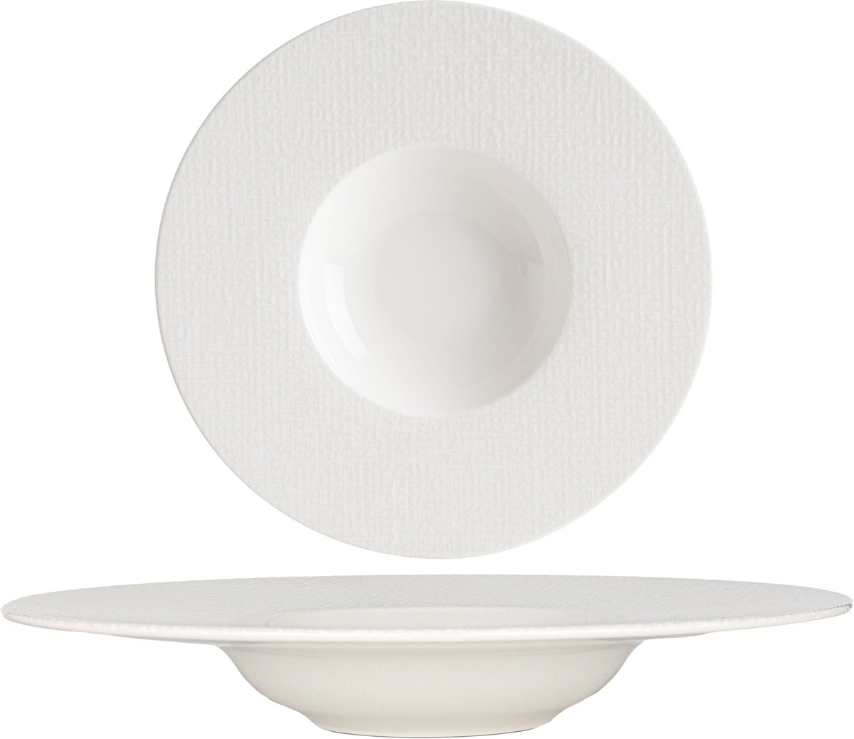 Bonna Pastabord - Patch Neat - Porselein - 30 cm (360cc) - set van 2