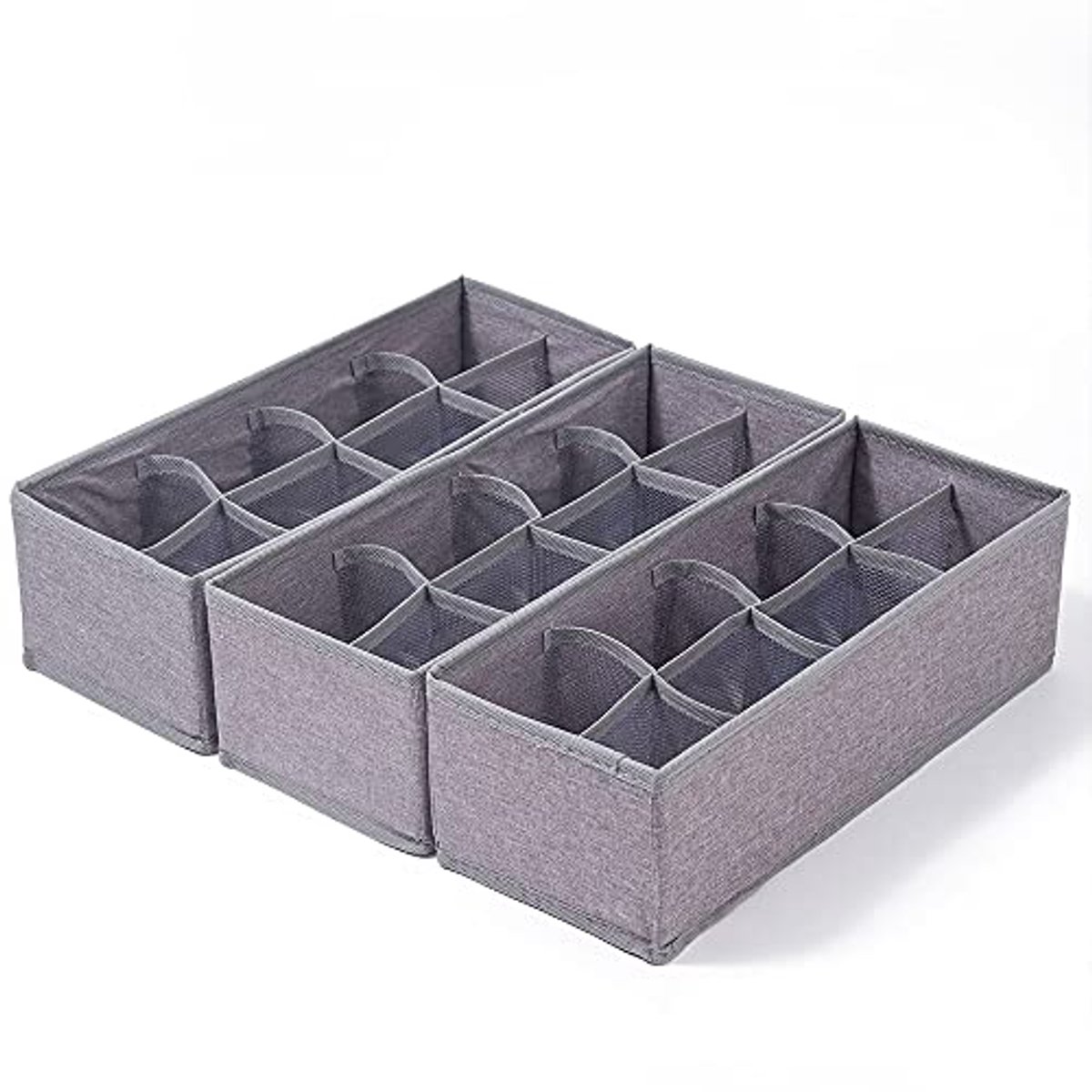 Opvouwbare Lade Organizer voor Ondergoed, Sokken en Kleding - 3 Pak