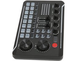 Sound Mixer,Professionele Meerdere Geluidseffecten Stemverandering Live-uitzending Geluidskaart, Realtime Streaming-overdracht, Akoestische Annulering Met één Knop, Voor Podcast-opname