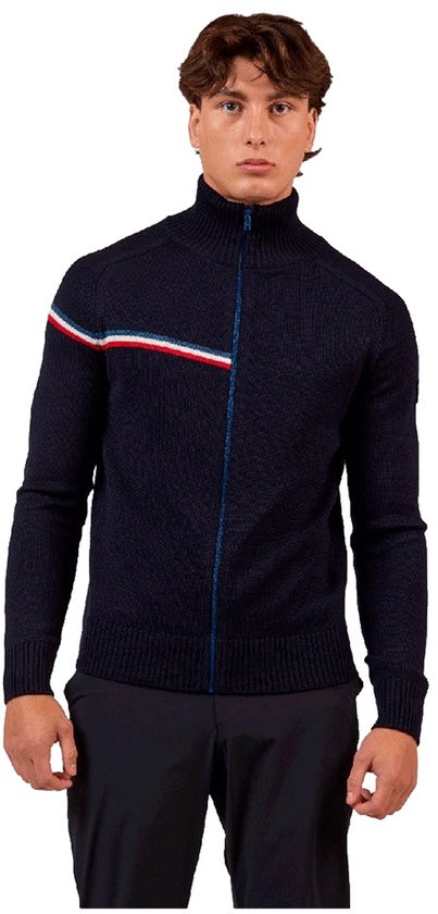 Rossignol Odysseus en mérinos, fermeture éclair intégrale , Blauw, taille XL homme