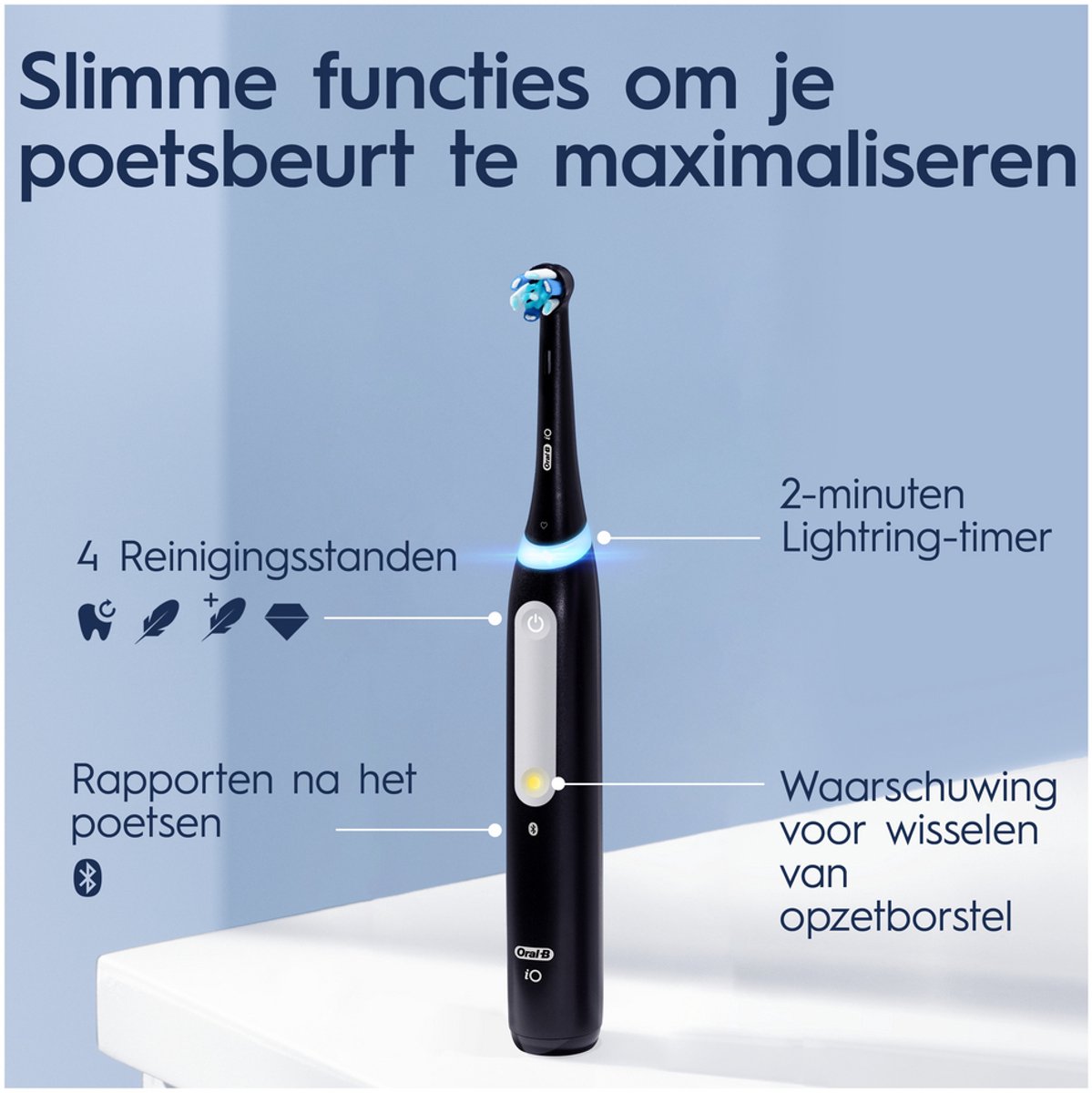 Oral-B iO My Way Elektrische Tandenborstel Blauw - afbeelding 2
