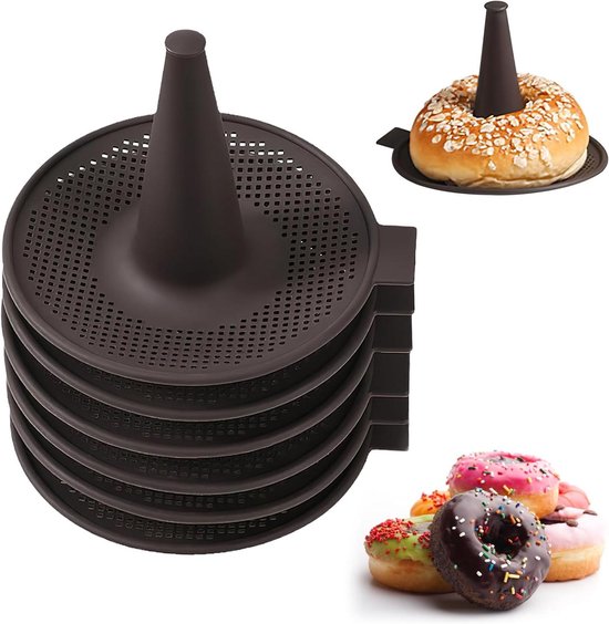 JGS Premium - Siliconen Donutvorm Chocolade Snoep Siliconen Fondantvormen Niet-klevend