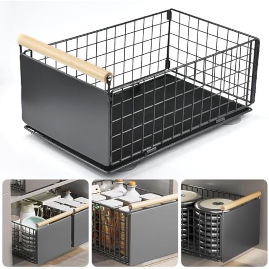 Cachpib Uittrekbare kastorganizer, schuiflade pantry-plank met