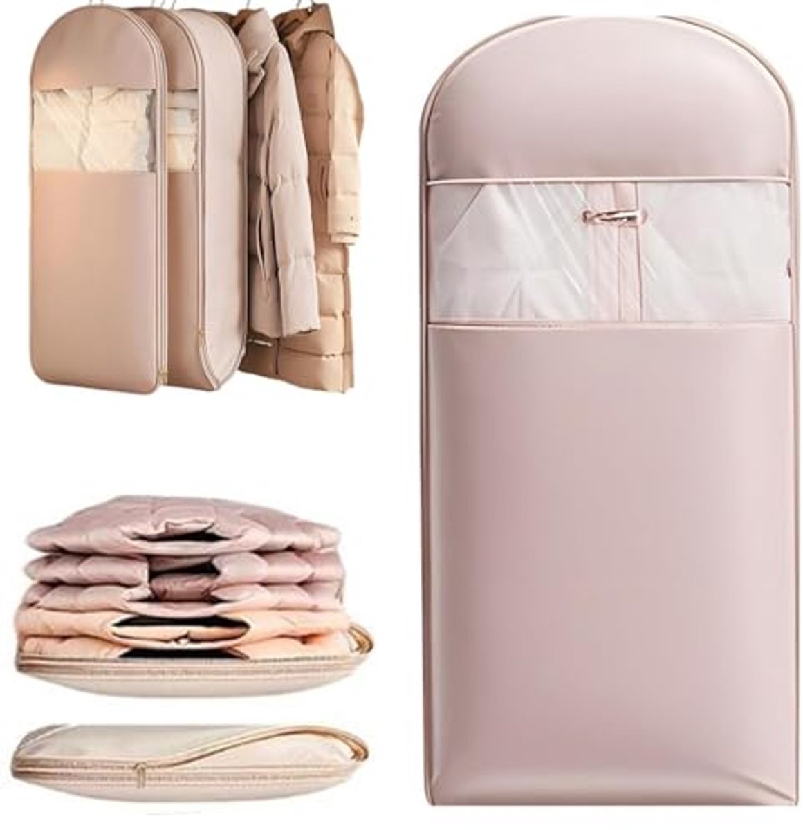 Vacuüm Kledingzakken - Zelfcompressie Organizer voor Kleding en Reizen