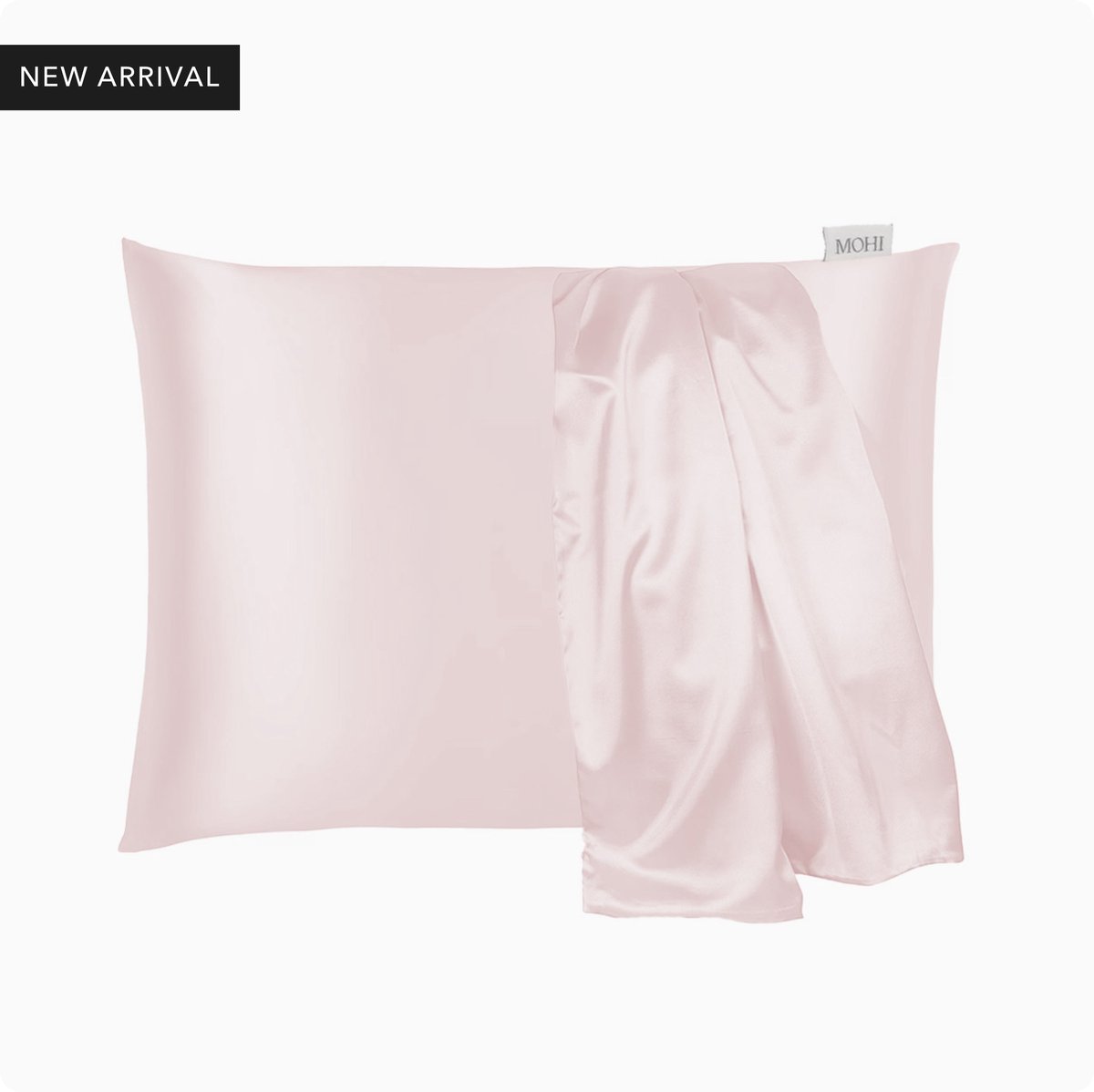 MOHI Satin Pillow Case Soft Pink - Kussensloop - Hoofdkussen - Kussens - Kussenhoes - Slaapkussen - Haar - Satijnen - Beauty pillow - Sleep