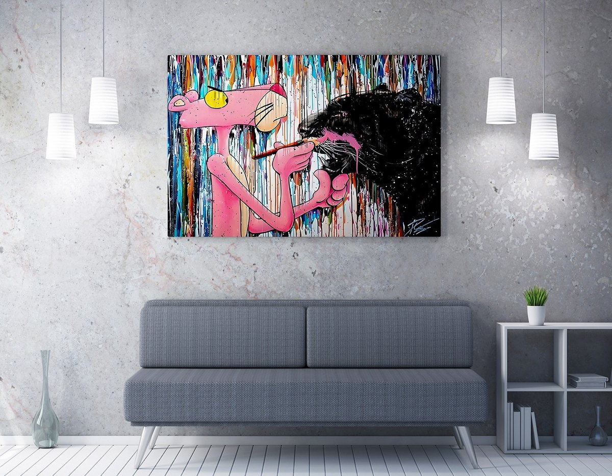 Asir - Decoratief Canvas Schilderij - Veelkleurig 50 x 70 cm
