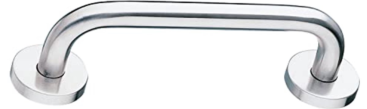Roestvrij Stalen Deurgreep met Rozet voor Klap- en Schuifdeuren | Handvat Ø19x150 mm, Rozet Ø53 mm