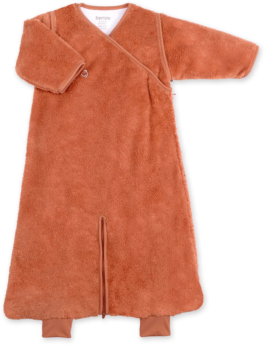 BEMINI Babyslaapzak - MAGIC BAG 4-12m - TOG 2.5 - Zachte warmte - Hazelnoot