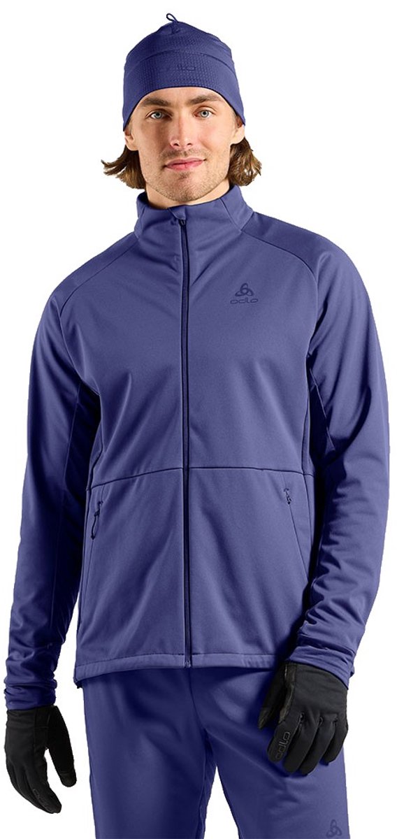 Odlo Essential Warm Jas Blauw M Man