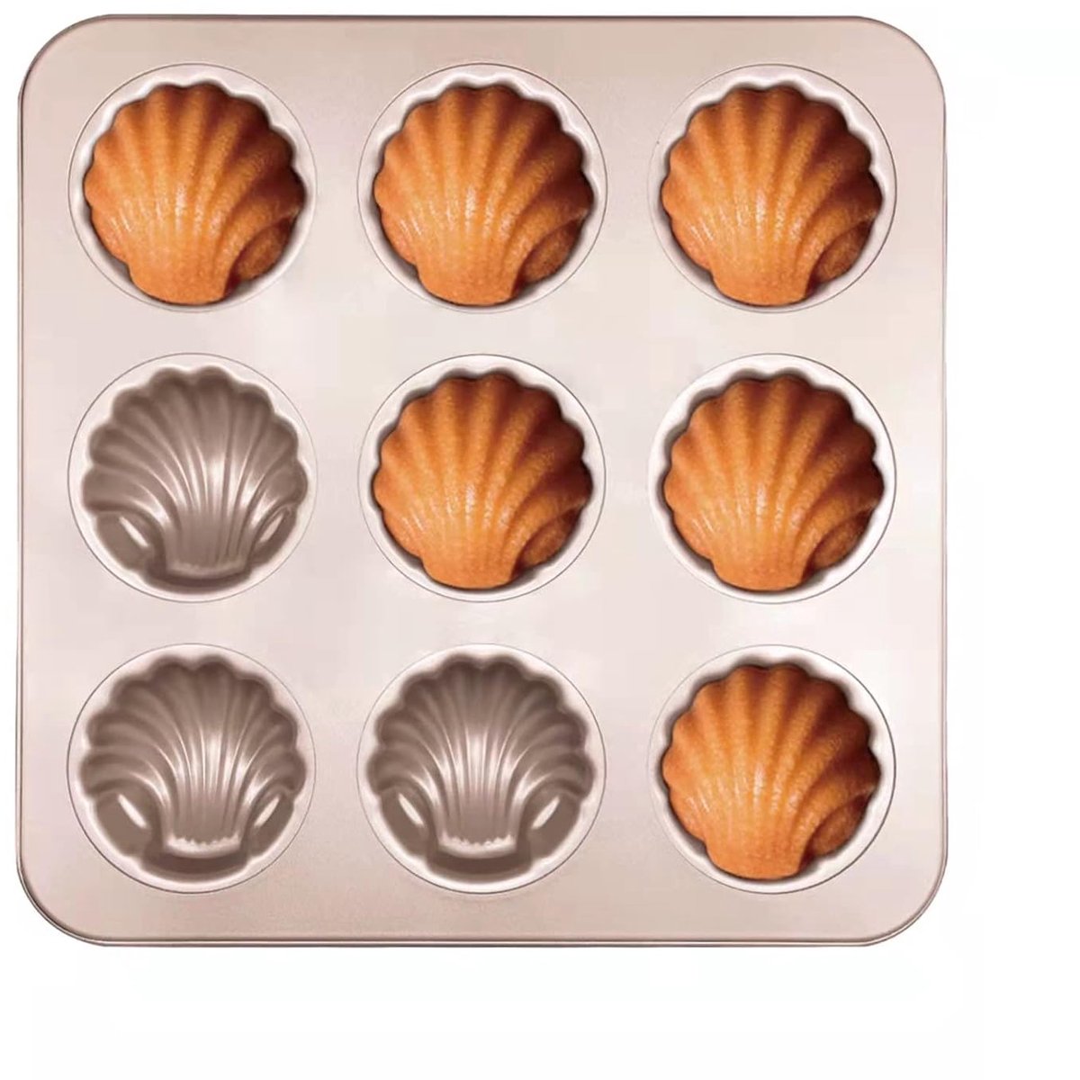 Madeleine cakevorm - Hoogwaardig koolstofstaal - 1 stuk