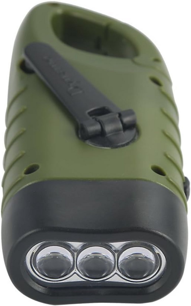 SCH® Zaklamp opwindbaar - Zaklamp - Zaklampen - Groente - 10cm x 5cm x 2cm