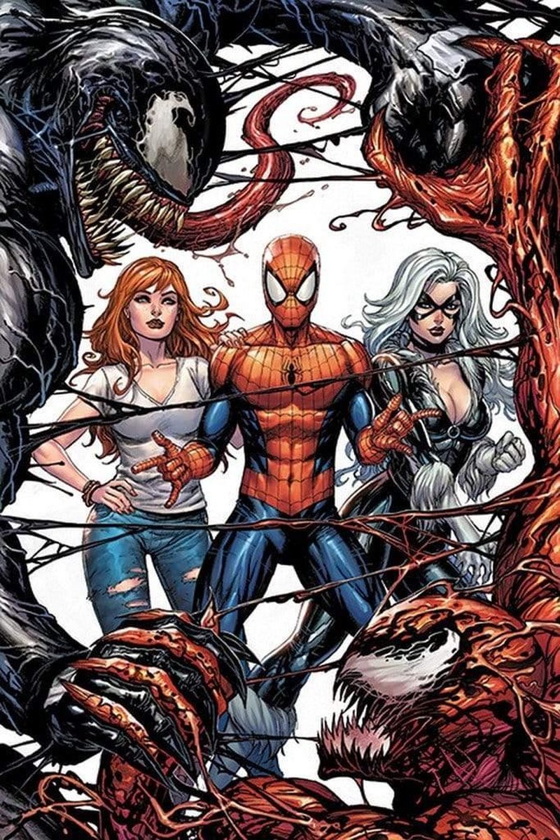Venom Venom and Carnage fight Poster 61x91.5cm
