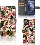 GSM Hoesje iPhone 12 | 12 Pro (6.1") Fotohoesje ontwerpen Flowers