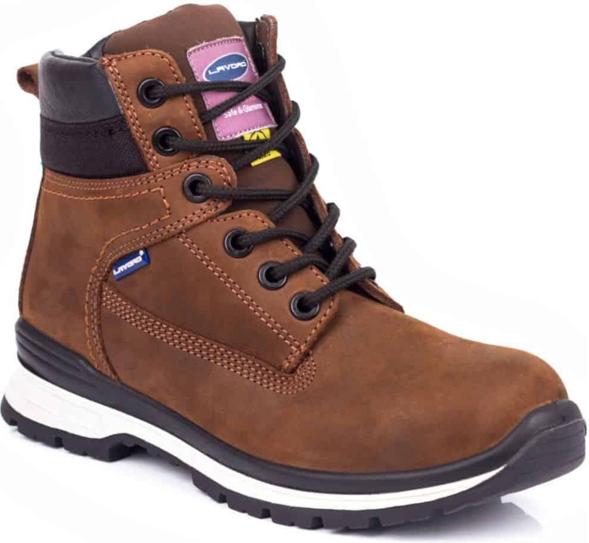 Lavoro Schoen E17 1084.22 Hoog S3 ESD - bruin - 42