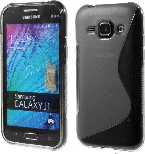 Samsung Galaxy J1 Flexibel Hoesje Grijs, J100 bol.com