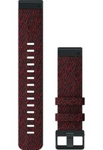 Garmin QuickFit Nylon Horlogebandje - 22mm Polsbandje - Wearablebandje - Rood