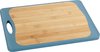 Wenko Snijplank Combi 33 X 23 Cm Bamboe Naturel/blauw