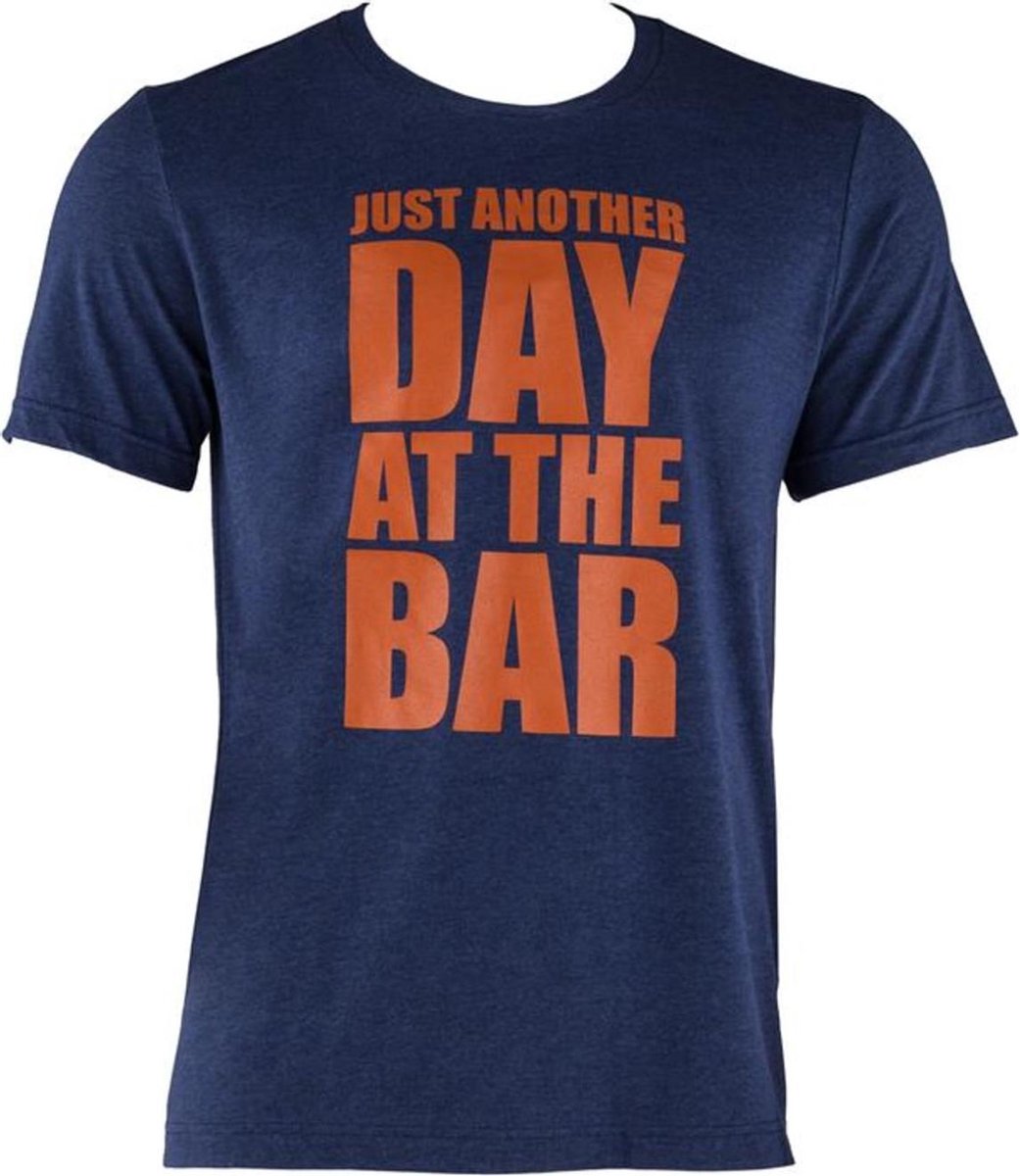 Trainings T-shirt voor mannen maat S Navy