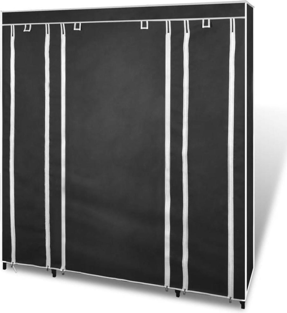 De Dubbele Ritssluiting Van De Koffer Stock Afbeelding - Image of