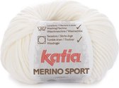 Katia - Merino Sport - 1 Wit - 50 gr.