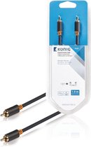 König KNA24170E10 Digitale Audiokabel Rca Male - Male 1,00 M Grijs