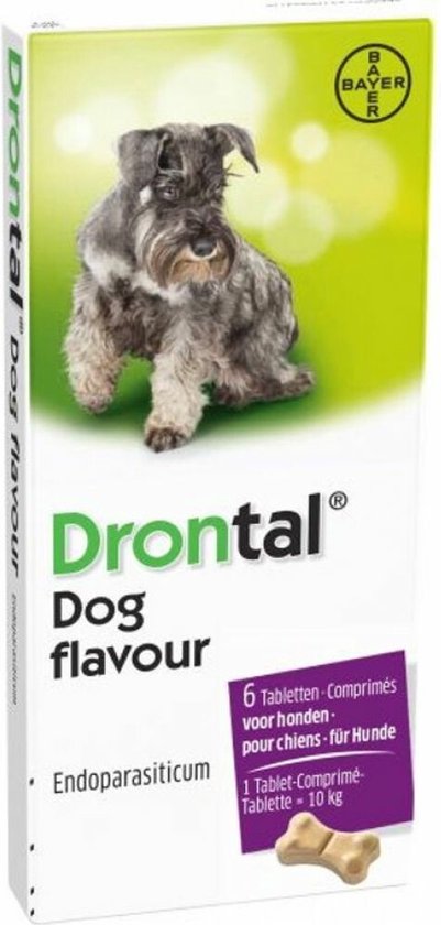 Drontal Dog Tasty Ontworming - Hond - 6 tabletten