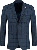 GENTS | Colbert Heren ruit blauw Maat 50