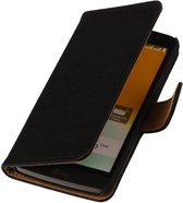 Wicked Narwal | Bark bookstyle / book case/ wallet case Hoes voor LG Bello D335 Zwart