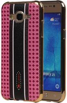 Wicked Narwal | M-Cases Ruit Design backcover hoes voor Samsung galaxy j5 2015 J500F Roze