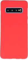 Wicked Narwal | Color TPU Hoesje voor Samsung Samsung Galaxy S10 Rood