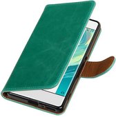 Wicked Narwal | Premium TPU PU Leder bookstyle / book case/ wallet case voor Sony Xperia  XA 1 Groen